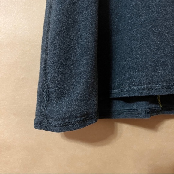 Lululemon | Ruched Gathered Back Racerback Tank Top Scoop Neck Grey Size 8 - Picture 5 of 9